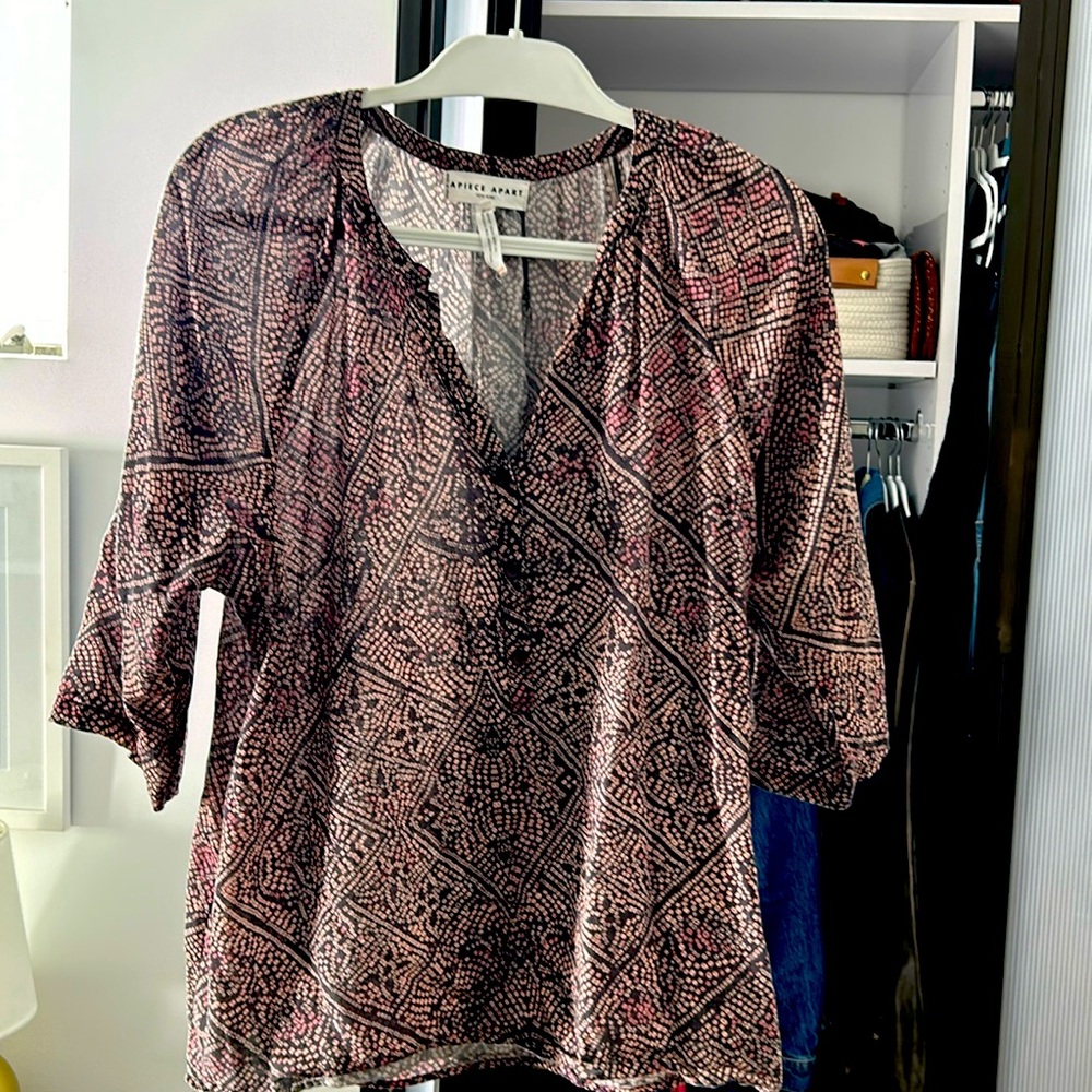 Apiece Apart v-neck blouse